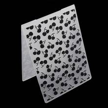 Cherry Embossing Folders Collection for Scrapbook Folder Scrapbooking DIY Album Card Tool Plastic Template 2024 - buy cheap