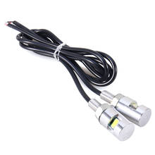 12V Car Super bright White LED SMD License Plate Screw Bolt Light  with 55cm Cable low consumption shock resistant 2024 - buy cheap