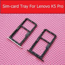 Sim Card Tray Holder For Lenovo K5 Pro L38041 Micro SD Sim Card Slot Adapter Replacement Parts 2024 - buy cheap