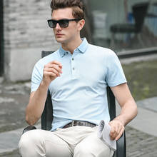 2022 new arrival summer high quality 100% cotton men Polo Shirts men, Men's Short Sleeve Business Casual Male Polo shirt 2024 - buy cheap