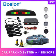 Bosion 4 Sensors Buzzer 22mm Car Parking Sensor Kit Reverse Backup Radar Sound Alert Indicator Probe System 12V 2024 - buy cheap