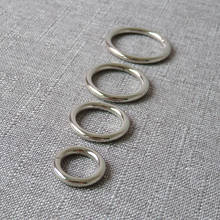 50 pcs strong plated metal clasp O ring wheel ring belt buckle for dog pet harness luggage backpack DIY sewing garment accessory 2024 - buy cheap