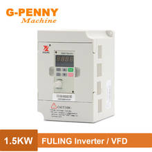 FULING-inversor VFD para control de velocidad de motor de husillo, 1,5kw, 220V, frecuencia Variable, 1000Hz, salida trifásica, corriente 7A 2024 - compra barato