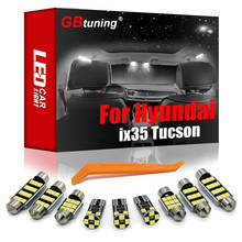 GBtuning-Lámpara LED Canbus para maletero de coche, Kit de luz de lectura Interior, para Hyundai Tucson ix35 2010, 2011, 2012, 2013, 2014, 11 Uds. 2024 - compra barato