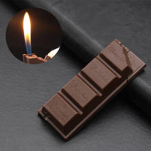 Personal Creative Chocolate Metal Gas Lighter Cigarette Accessories Cigar Smoking Lighter Small Accessories Men's Christmas Gift 2024 - buy cheap