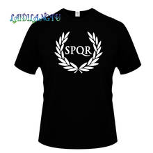 Camiseta divertida de algodón SPQR para hombre, camiseta informal de manga corta con estampado, camiseta moderna, gran oferta 2024 - compra barato