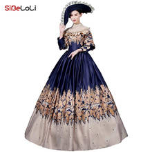 Vestido de fiesta gótico victoriano para mujer, traje femenino de Marie Antoinette, Rococo, Bella del Sur, Teatro 2024 - compra barato