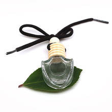 Colgante de Perfume para coche, 10ml, cristal de botella vacía de aceite colgante para coche, 100 unids/lote 2024 - compra barato