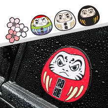 Japan Style Daruma Car Stickers Decoration Creative Side Window Fuji Mount Oriental Auto Decals Vinyl Best Wishes Accessories 2024 - buy cheap