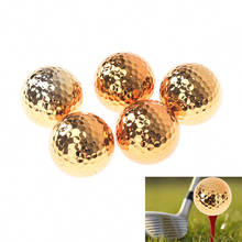 1pc golf plating sports competition golden novel golf ball diameter about 42.7mm golf supplies 2024 - buy cheap