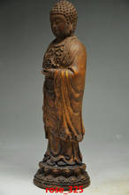 Wood carved Sakyamuni Buddha ornaments, Buddha statue of Tathagata, home worship, Baoping mahogany crafts 2024 - buy cheap