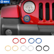 MOPAI 2 PCS ABS Car Exterior Front Turn Signal Light Lamp Cover Decoration Stickers for Jeep Wrangler JK 2007-2017 Car Styling 2024 - buy cheap