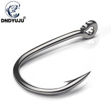 DNDYUJU 100 PCS High Carbon Steel Fishhooks barbed Hook Lake River Ocean Fishing Fishhooks High Efficiency Barbed Fishing Hooks 2024 - buy cheap