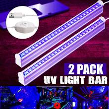 6W 30CM USB Portable UV LED Black Light 395-400NM Fixtures Lamp for Bar Party Club  DJ UV Art 2024 - buy cheap