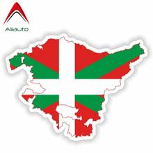 Aliauto Automobile Motorcycles Accessories Pais Vasco Pays Basque Flag Car Sticker PVC Reflective Decoration Decal,8cm*6cm 2024 - buy cheap