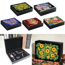 Diamond Painting Storage Box Resin Flower Jewelry Box Special-Shaped Diamond Organizer Case DIY New Year Gift 2024 - buy cheap