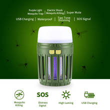 Naturehike-Lámpara de tienda de campaña antimosquitos, multifuncional, portátil, con carga USB, descarga eléctrica, Mata Mosquitos 2024 - compra barato