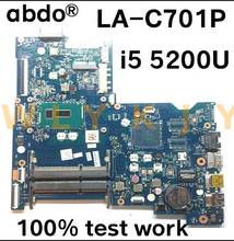 AHL50 / ABL52 LA-C701P для HP 15-AC 15T-AC 250 G4 материнская плата для ноутбука CPU i5 5200U DDR3 100% тестовая работа 815244-501 2024 - купить недорого