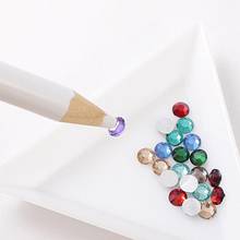 DIY Nail Art Rhinestones Jewelry Picking Dotting Tool Wax Pencil Pen Picker Manicure Nail Art Tool 2024 - buy cheap