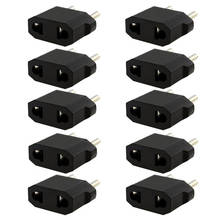 10PCS US/AU to EU Travel Adapter Electric Fork Power Socket Converter AC Power Plug Power Charger Adapter Black Wholesale #34 2024 - buy cheap