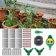 50M Self Automatic Garden Water Micro Drip Irrigation System Kit Hose Watering Plant Timer Controller DIY Drippers Mist Set 2024 - buy cheap