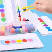 Clip Beads Test Tube Toy Children Logic Concentration Fine Motor Training Game Montessori Teaching Aids Educational Toy For Kids 2024 - buy cheap