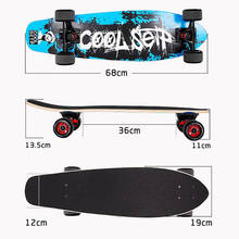 Tabla Penny grande de 27 pulgadas, 7 niveles, de Arce, crucero, Longboard, ensamblado completo, Skatepark, principiantes, deportes, Skate 2024 - compra barato