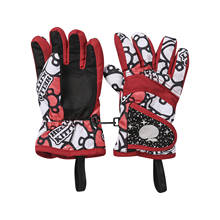 Guantes de invierno con estampado bonito para niños, resistentes al viento, cálidos, para deportes al aire libre, esquí, escalada, correr y ciclismo 2024 - compra barato