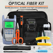 16pcs/set Fiber Optic FTTH Tool Kit with AUA-6C Fiber Cleaver Optical Power Meter 10MW Visual Fault Locator Wire stripper 2024 - buy cheap