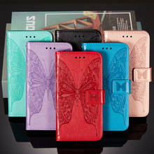 Flip PU Leather Wallet Cover For iPhone 12 Pro 12 11 XR Bag Card Slots Case For iPhone 12 Mini X XS Max 7 8 Plus Butterfly Pouch 2024 - buy cheap