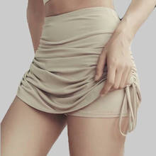 Женская плиссированная юбка с высокой талией, милая привлекательная короткая юбка бренди для танцев, Прямая поставка 2024 - купить недорого