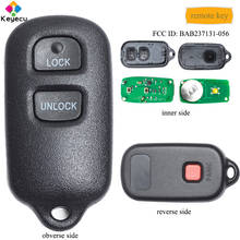 Llave de coche remota de entrada sin llave, reemplazo KEYECU, 2 + 1/3 botones, FOB para Toyota RS3200 FCC ID: BAB237131-056, 08191-00922 2024 - compra barato