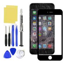 Replacement Outer Front Glass Touch Screen LOCA Glue Kit for iPhone 6S 7 8 Plus  screen replacement phone repair tools 2024 - buy cheap