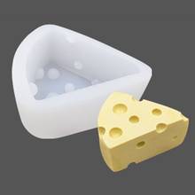 3D queso molde de pastel de silicona para hornear postre de mousse molde antiadherente gelatina o pudin pasteles para hornear pastel decoración bricolaje moldes de jabón 2024 - compra barato