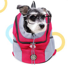 Outdoor Breathable Pet Dog Cat Backpack Pet Dog Front Bag Double Shoulder Portable Travel Dog Cat Carrier Bag Mesh Pet Handbag 2024 - buy cheap