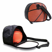 Bolsa de baloncesto para exteriores, soporte de fútbol, bolsa de almacenamiento de hombro de PU, bolsa de baloncesto, 1 ud. 2024 - compra barato