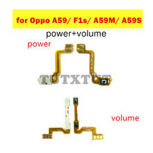 Para oppo A59/ F1s/ A59M/ A59S Poder Volume Flex Cable ON OFF Interruptor de Botão Lateral Cabo Flex reparação substituição de Peças de Reposição 2024 - compre barato