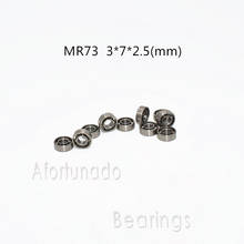MR73-rodamiento en miniatura para caña de pescar, Mini rodamiento de ABEC-5, coctelera de acero cromado, 3x7x2,5 (mm), 10 piezas 2024 - compra barato