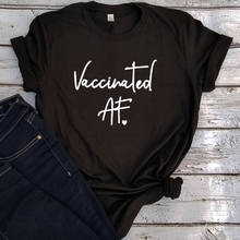 Прививки футболка осведомленности Pro-вакцинации, игрушки для взрослых для женщин пикантные летние топы размера плюс должным образом прививки футболки для девочек в винтажном стиле; Классные 2024 - купить недорого