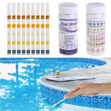 50pcs Multipurpose Chlorine PH Test Strips SPA Swimming Pool Water Tester Paper CLH@8 2024 - buy cheap