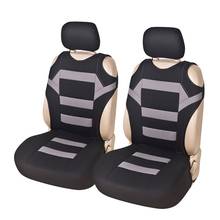 2 pçs tampas de assento de carro universal-tampas de assento dianteiro malha esponja interior acessórios t camisa design estilo protetor de assento de carro 2024 - compre barato