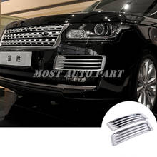 ABS Front Bumper Grille Air Vent Cover For Land Rover Range Rover L405 2013-2017  Black Silver/Black Car accesories interior 2024 - buy cheap
