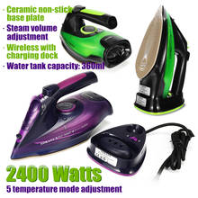 2400W Cordless Electric Steam Iron 5 Speed Adjust for garment Steam Generator Clothes Ironing Steamer Ceramic Soleplate Portable 2024 - buy cheap