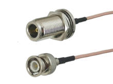 1Pcs RG316 N Female jack Bulkhead Nut to BNC Male plug Connector RF Coaxial Jumper Pigtail Cable For Radio Antenna 4inch~10M 2024 - buy cheap