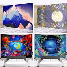 Bedroom background cloth background wall Psychedelic tapestries Home decor murals Dormitory bedside tapestries 2024 - buy cheap