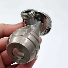 Гранатовый клапан G1/2 "из нержавеющей стали для горячей и холодной воды, клапан управления потоком, запорный клапан для входа туалетной воды, угловой клапан с резьбой 2024 - купить недорого