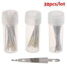 30pcs Mixed Size Large Eye Sewing Needles Cross Stitch Stainless Steel Hand Sewing Needle With Threader Home DIY Sewing Tool 2024 - buy cheap