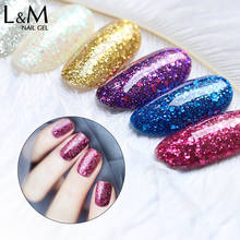 Esmalte para unhas de longa duração, novo esmalte em gel para arte de manicure com glitter série de diamantes 12 tamanhos, atacado de fábrica 2024 - compre barato