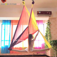 100%Nylon 4*2.8M yoga hammock anti gravity yoga swing aerial inversion Air yoga swing Full Set 2024 - buy cheap