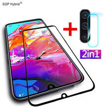 2 in 1 glass on for samsung galaxy a70 a50 a70s a50s screen protector camera lens film for samsun a 70 50 70s 50s tempered glass 2024 - buy cheap